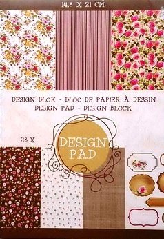 SALE NIEUW Paper Design Block Bloemen Thema 30 vel - 1