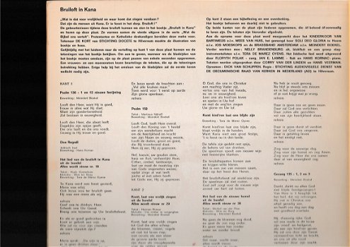 Serie 'Wat de Bijbel Ons Vertelt' Zacheus, Kana, Bartimeus - uitgave NBG - Vinyl LP 25 cm - 4