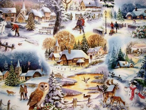 House of Puzzles - Let It Snow - 1000 Stukjes Nieuw - 1