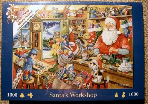 House of Puzzles - Santa's Workshop - 1000 Stukjes Nieuw - 2