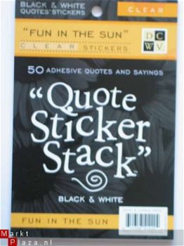 DCWV clearsticker quote stack fun in the sun - 1