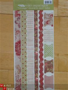 cardstock borders vintage