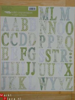 cardstock alfabet cute - 1