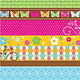 NIEUW Paper Stack Blossoms & Butterflies 48 vel DCWV 8X8