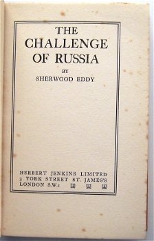 The Challenge of Russia 1931 Sherwood Eddy - Rusland USSR - 3