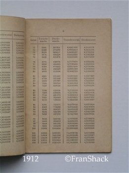 [1912] Tafel van de 2e- en 3e -machten en -wortels der getallen 1 tot en met 1000, Thieme - 3