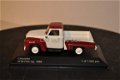 Chevrolet 3100 wit/rood 1:43 Whitebox - 2 - Thumbnail