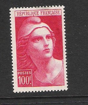 Frankrijk 1945-47 Marianne de Gandon 100F postfris - 1