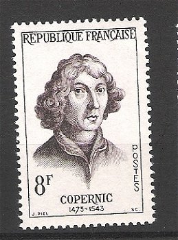 Frankrijk 1957 Copernicus postfris - 1