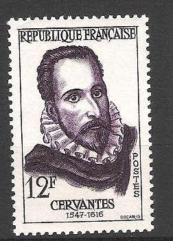 Frankrijk 1957 Cervantes plakker - 1
