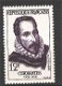 Frankrijk 1957 Cervantes plakker - 1 - Thumbnail