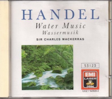 Handel - Water Music Sir Charles Mackerrras - 1