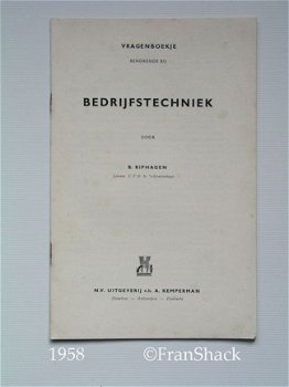 [1958] Bedrijfstechniek, Riphagen, Kemperman. - 5