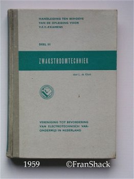 [1959] Handleiding Dl III , Zwakstroomtechniek, Klerk de, VEV #2 - 1