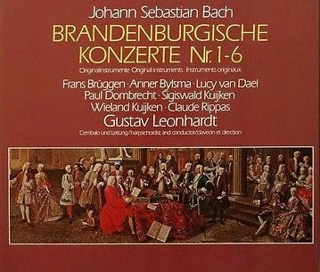 Bruggen , Leonhardt, Bylsma, BACH Brandenburg BOX SET 1977 complete + booklet vinyl - 1
