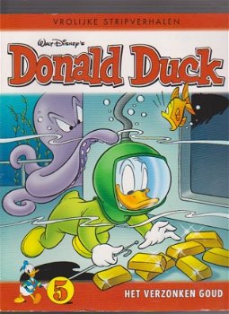 Donald Duck 5 Het verzonken goud Vrolijke stripverhalen - 1