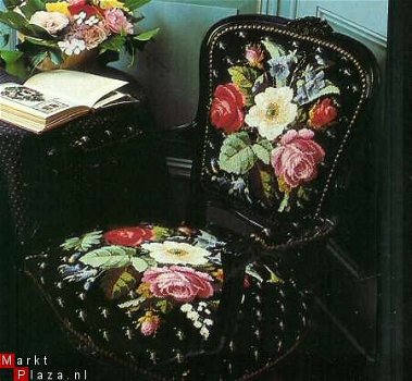 borduurpatroon 4061 rozen in petit point - 1