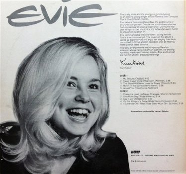 Evie ‎– LP 'Evie ' - Gospel, Religious, Vocal -vinyl LP - 2