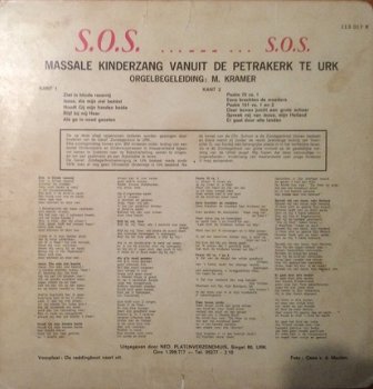 Massale Kinderzang Petruskerk Urk, Orgel Meindert Kramer – LP 'S.O.S