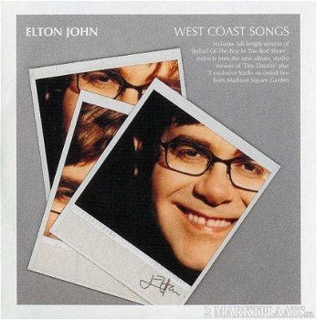 Elton John - West Coast Songs 5 Track Promo CDSingle - 1