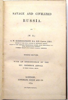 Savage and Civilized Russia 1879 Royston-Pigott - Rusland - 2