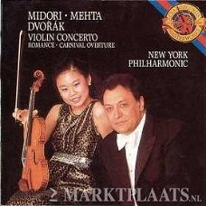 Midori Mehta Dvorák: Violin Concerto, Romance and Carnival Overture