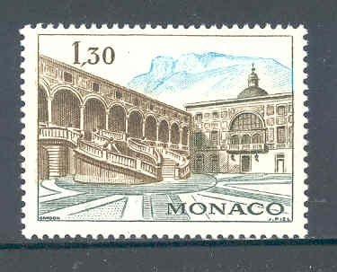 Monaco 1970 Cour du Palais postfris - 1
