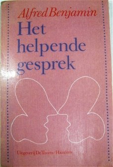 Het helpende gesprek,A. Benjamin,8e dr,1979,zgst,186 blz