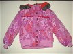 Roze winterjas met capuchon maat 92 Cake Walk nieuw - 1 - Thumbnail