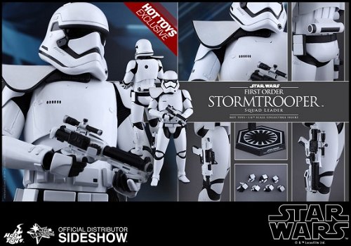 HOT DEAL Hot Toys SW VII First Order Stormtrooper Squad Leader MMS316 - 0