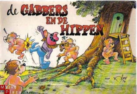 De gabbers en de Hippen door Lek Overeijnder - 1