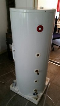 300L boiler, emaillen tank, 3kw heater, warmtewisselaar - 6