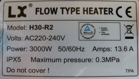 Verwarming LX H30-R2 3000W - 3