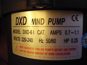 Luchtpomp DXD-6I DXD-6E DXD-6C DXD-6G - 2