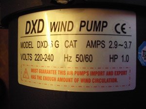 Luchtpomp DXD-6I DXD-6E DXD-6C DXD-6G - 5