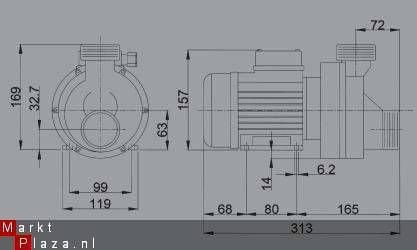 Whirlpoolpomp, circulatiepomp, onderdelen - 2