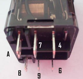 Vermogens relais Max 16A 250V - 2