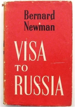 Visa to Russia 1959 Bernard Newman Rusland USSR Reisverslag - 1