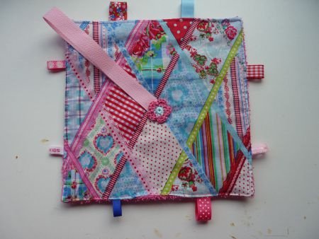 ** Patchwork speendoekje / knuffeldoekje (C) - 2