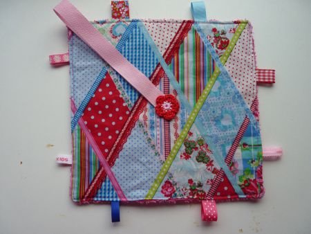 ** Patchwork speendoekje / knuffeldoekje (A) - 2