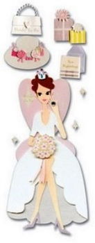 SALE NIEUW dimensional stickers Bridal Shower van Jolee's Boutique - 1