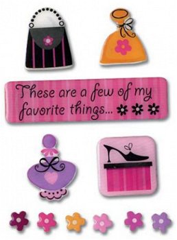 SALE NIEUW Rob and Bob Studio Epoxy stickers Favorite Things van Provocraft - 1