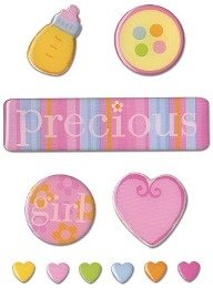 SALE NIEUW Rob and Bob Studio Epoxy stickers Precious Girl van Provocraft - 1