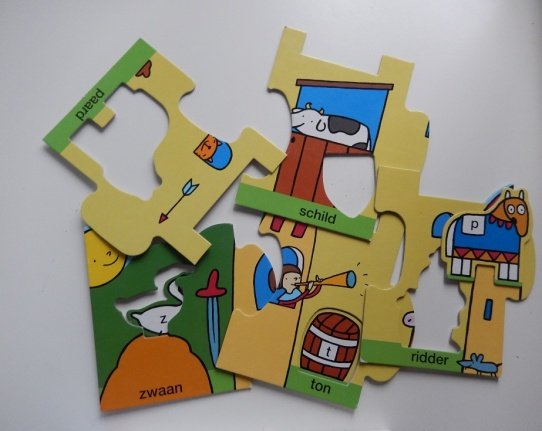 Vloerpuzzel - puzzel en spel met het letterkasteel - Afbeelding 2