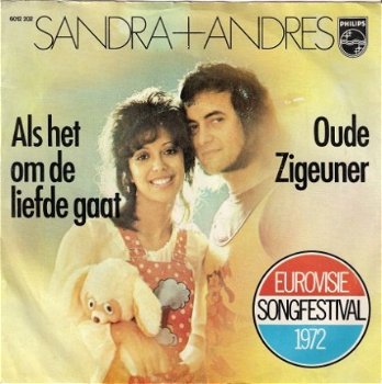 Eurovision Songcontest 1972 NED: Sandra & Andres - Als het om de liefde gaat - 1