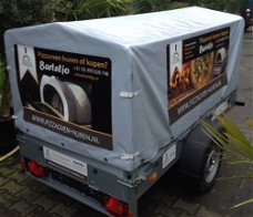 Mobiele pizzaoven AMALFI OP AANHANGWAGEN