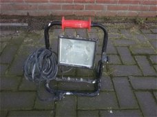 statief met bouwlamp 500 watt