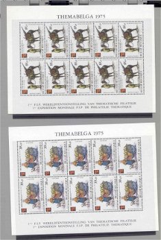 België 1975 Themabelga velletjes van 10 postfris - 3