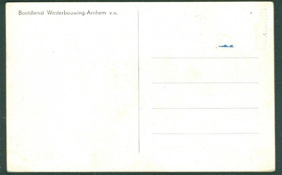 ARNHEM Bootdienst Westerbouwing-Arnhem v.v. - 2