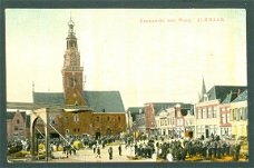 ALKMAAR Kaasmarkt met Waag (Alkmaar 1916)